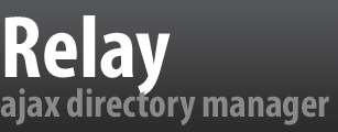 Relay ajax directory manager